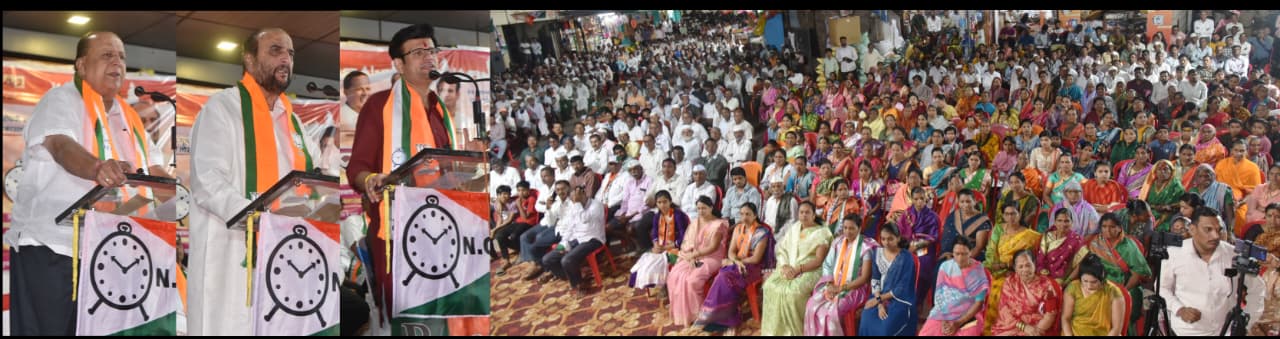 Let us elect the candidates from the Senapati Kapshi constituency to pay homage to the memory of Ajitdada who brought the memorial of Commander in Chief Santaji Ghorpade to completion